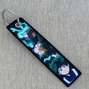 NEW My Hero Academia Izuku Midoriya Deku Jet Tag Keychain